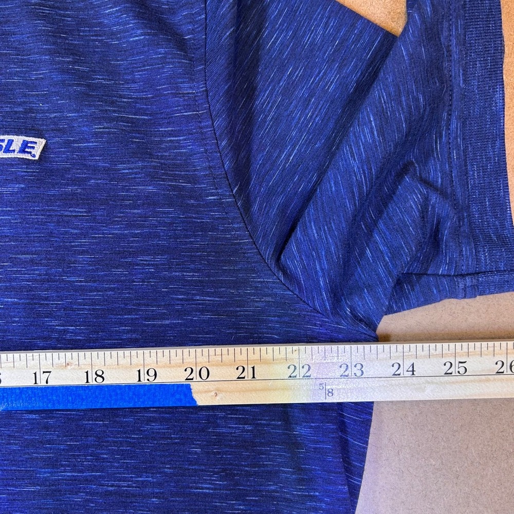 Cutter & Buck Carlisle Short Sleeve Button Polo Shirt Men's XL Space Dye Blue - Picture 7 of 10